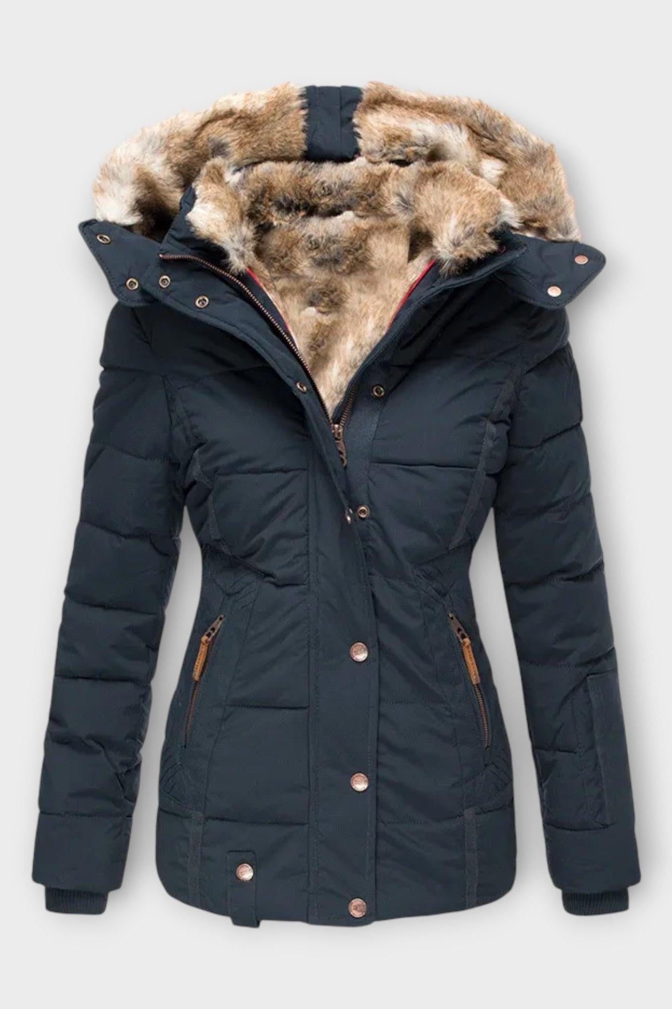 Thilde™ | Manteau avec un doux revêtement en fourrure