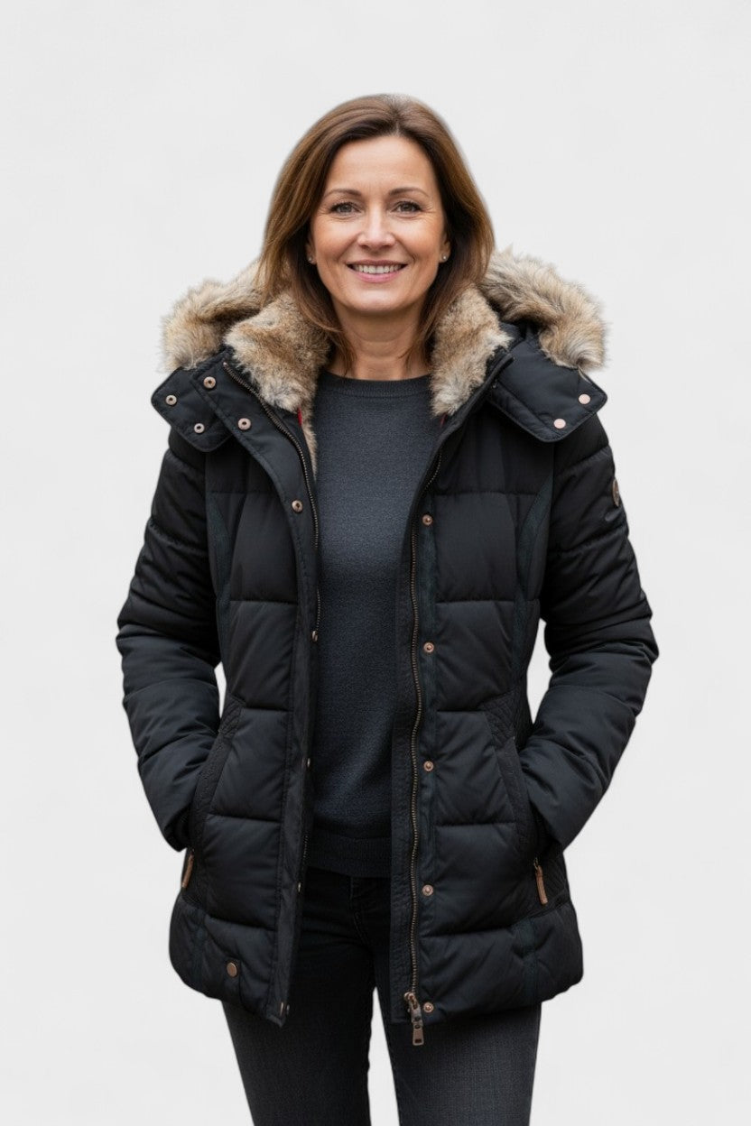 Thilde™ | Manteau avec un doux revêtement en fourrure