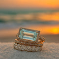 Trine | Ensemble de bagues turquoise