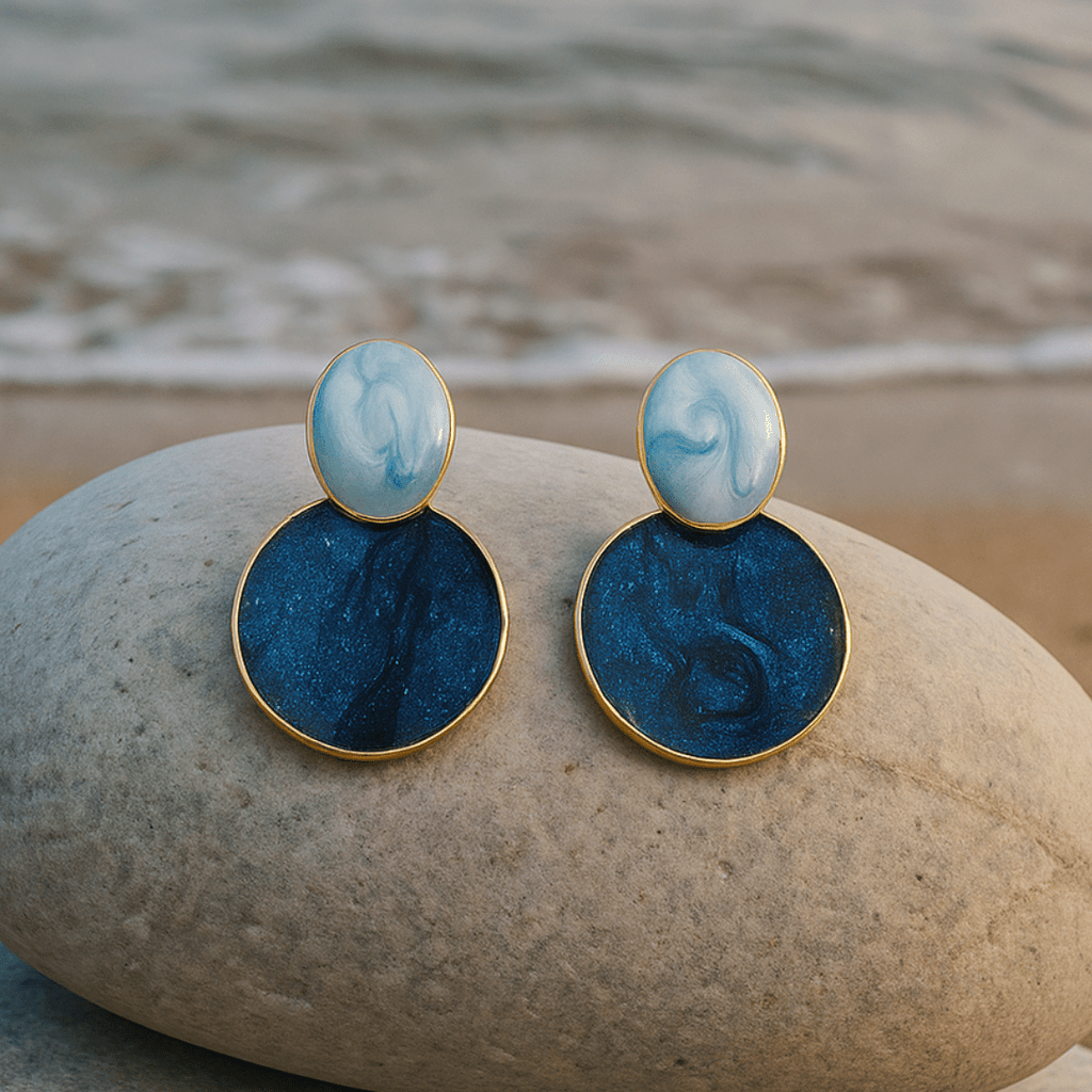 Viola | Boucles d'oreilles émaillées