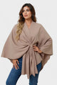 Yvette | Poncho Drapé Élégant