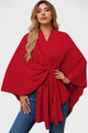 Yvette | Poncho Drapé Élégant