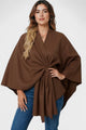 Yvette | Poncho Drapé Élégant