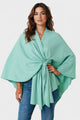 Yvette | Poncho Drapé Élégant